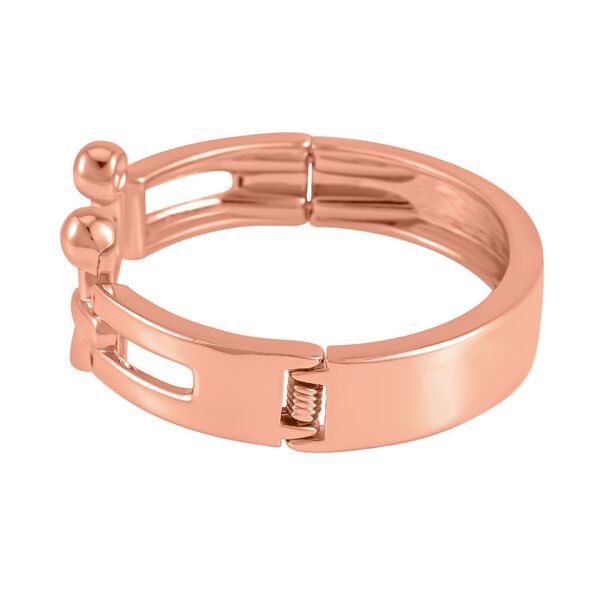 Rosefarbenes Armreif, ca. 18 cm, ca. 25,50g image number 5