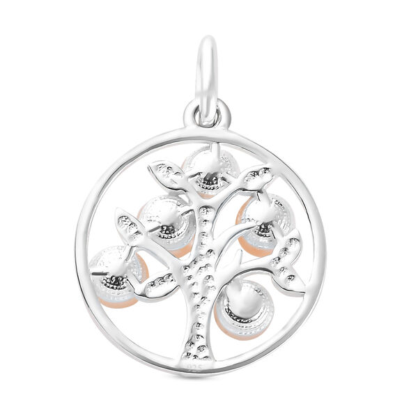 Rosa S&uuml;&szlig;wasserperlen-Anh&auml;nger, 925 Silber image number 4