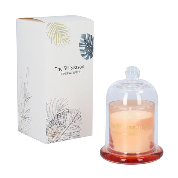 The 5th Season: Duftkerze Becher mit Glasdeckel, Orange image number 6