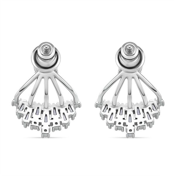 Moissanit Ohrringe 925 Silber rhodiniert ca. 1.59 ct image number 6