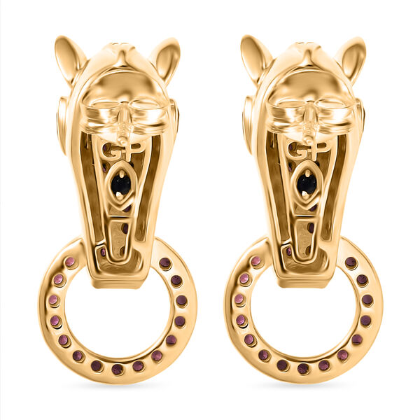 GP Trionfo Kollektion- Schwarzes Spinell, Rhodolith Granat und blaues Saphir Schmuckset image number 6