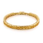 Weißer Kristall Armband ca. 18 cm Std Gelb 10.00 ct