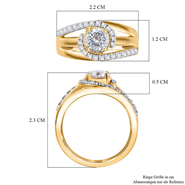 Moissanit Ring - 1,12 ct. image number 7