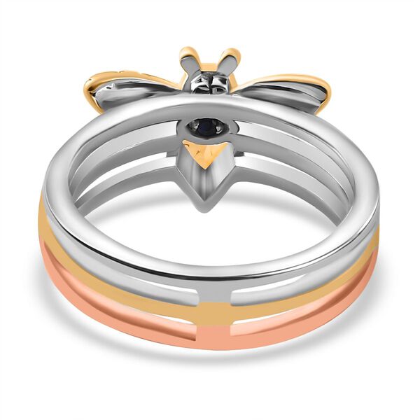 GP Italian Garden Kollektion- AA Citrin, Zirkon und Kanchanaburi blauer Saphir-Ring - 0,69 ct. image number 6