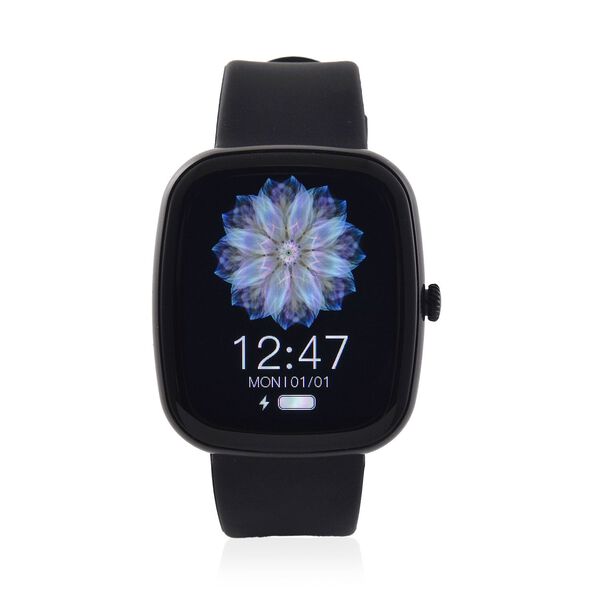 VS10 Smartwatch - 4-in-1 Set, 1,83 TFT Touchscreen, 3 Silikonarmbänder, Bluetooth-Anrufe, Sprachassistent, Sportmodi, Herzfrequenz- und Schlaftracking, Schwarz image number 2