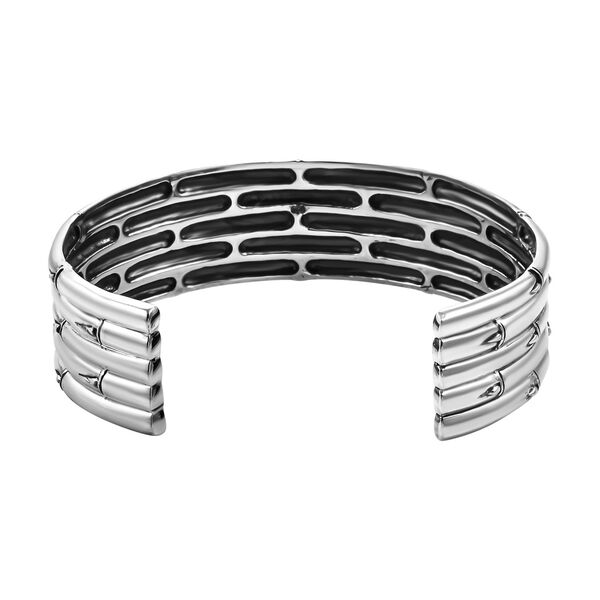 Royal Bali Kollektion - Armreif mit Bambusmuster, 19 cm - 36g image number 5