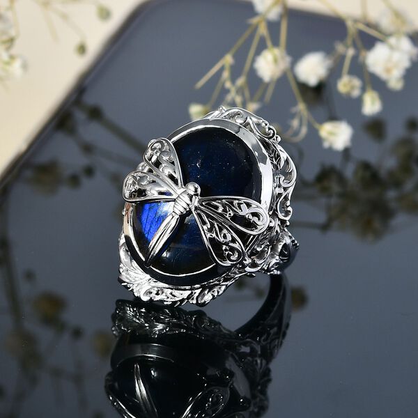 AAA Labradorit Ring - 19,28 ct. image number 3