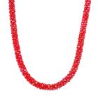 Rote Magie Farbe Kristall Halskette ca. 50 cm+ 5 cm Extender, Standard