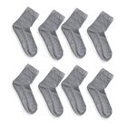 4er-Set - Socken, Polyester-Baumwolle, Größe 36-40, Grau