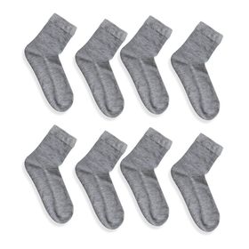 Socken-Set, 4er-Pack, Grau, Größe 36–40