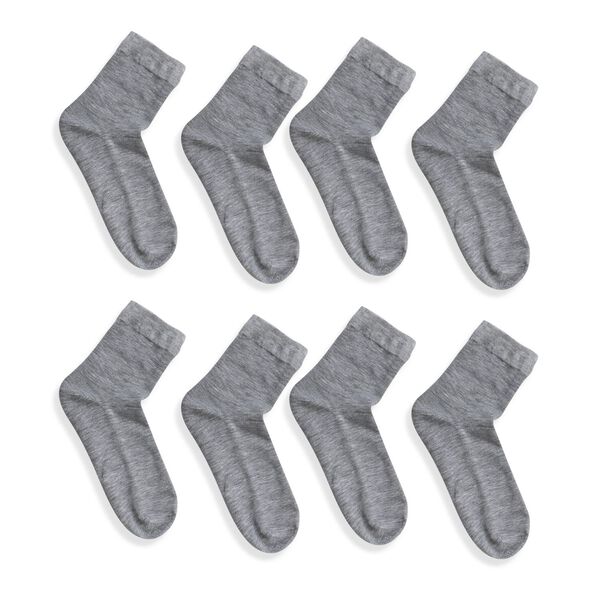 Socken-Set, 4er-Pack, Grau, Größe 36–40 image number 0