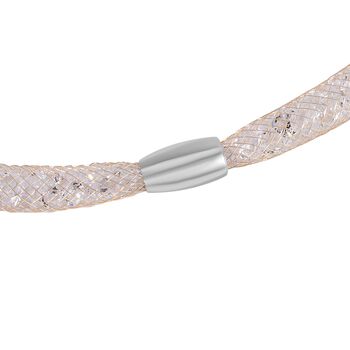 Wei&szlig;er Kristall Schmuckset Reines Messing