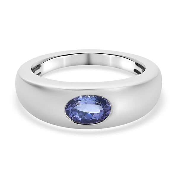 Tansanit Ring 925 Silber Platin-&Uuml;berzug image number 0