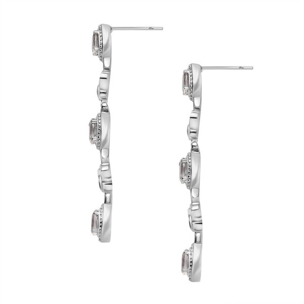 Weiße Topas Ohrringe - 3,34 ct. image number 4