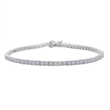 LUXURIANT DIAMANT - Lab Grown Diamant SI-GH SGL zertifiziert Armband ca. 19 cm 925 Silber rhodiniert ca. 4.00 ct