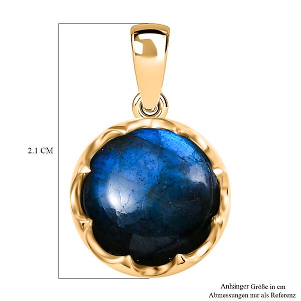 Labradorit und Zirkon Anh&auml;nger - 6,10 ct. image number 7