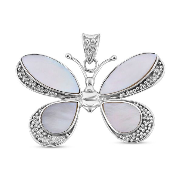 Royal Bali Kollektion - Perlmutt Schmetterling-Anh&auml;nger