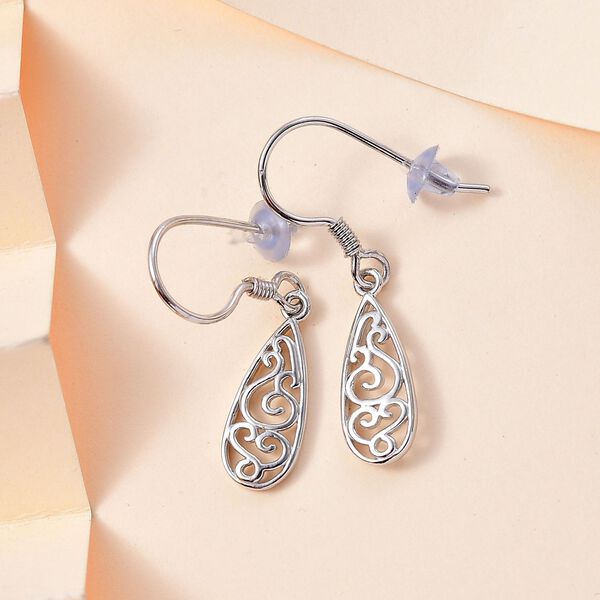 Ohrhänger, 925 Silber platiniert image number 2