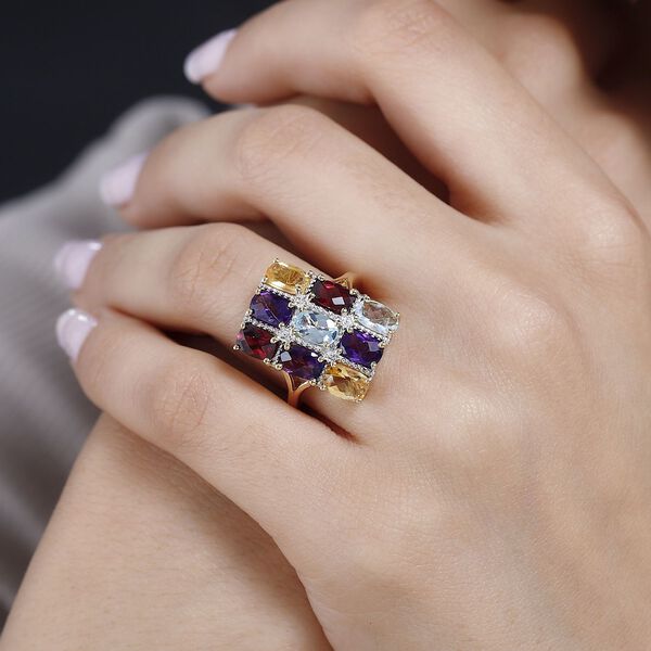 GP Royal Art Deco Kollektion - AA Edelstein Ring, ca. 5,12 ct. image number 3