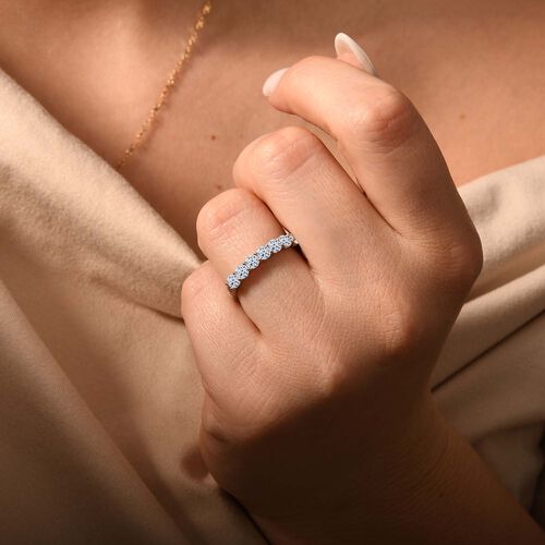 LUXORO SI-GH Labor Diamant Ring in 417 Weißgold - 1 ct. image number 8