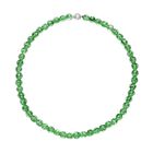 Grüne Murano-Stil Glas Halskette ca. 50 cm, nickelfreie Legierung, 329.00 ct