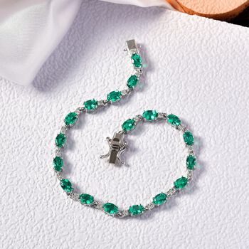 AAA Labor kolumbianisches Smaragd und Labor Diamant Armband