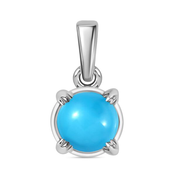 3er Set - D joy Sleeping Beauty T&uuml;rkis Ohrringe, Ring und Anh&auml;nger, Gr&ouml;&szlig;e (16.00), 925 Silber rhodiniert, ca. 1.76 ct image number 5