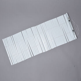 Klemmjalousie aus Aluminium, Größe 60x130 cm, Weiß