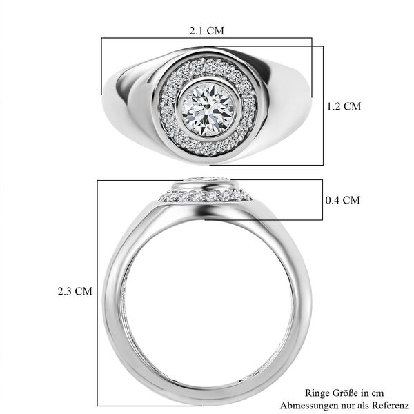 Moissanit Ring - 0,53 ct. image number 7