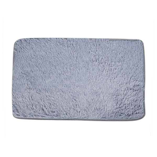 3er-Set Bad-Kollektion, extra weicher Duschvorleger 50x80 cm, WC-Vorleger 40x50 cm, WC-Deckel, Grau image number 4