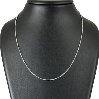 ROCK D/C 925 Silber rhodiniert Halskette ca. 45 cm ca. 1,98g