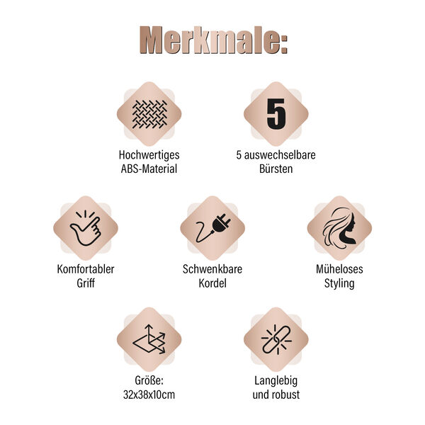 5 in 1 Multi-Haarstyler mit Ersatzk&ouml;pfen image number 5