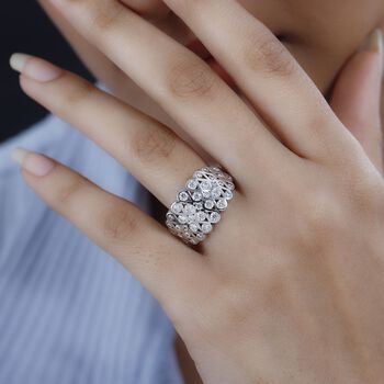 Moissanit Ring - 1,51 ct.