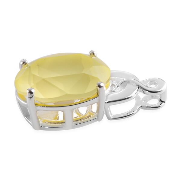 LUSTRO STELLA Diamoon Kollektion - &Ouml;sterreichischer, gelber Kristall-Anh&auml;nger - 5,35 ct. image number 4