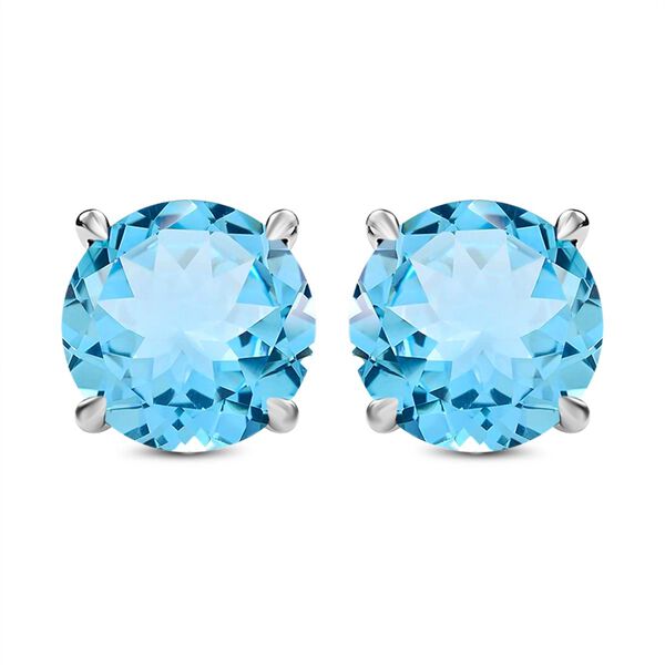 Mehrfarbige Edelstein Ohrringe, 925 Silber ca. 3.38 ct image number 2