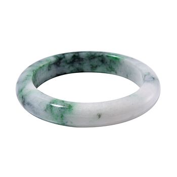 Nat&uuml;rlicher Jade Armreif, 7,5 cm - 350 ct.