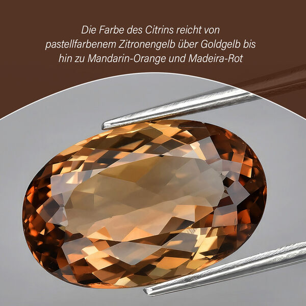 Royal Bali Kollektion- Citrin Halskette, 50 cm - 7 ct. image number 3