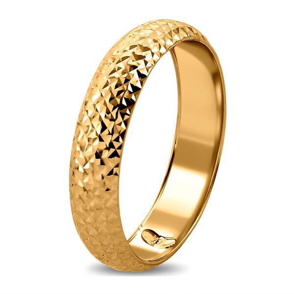 ILIANA Bandring mit Diamantschliff-Muster image number 4