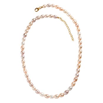 AA mehrfarbige S&uuml;&szlig;wasserperle 45cm Halskette