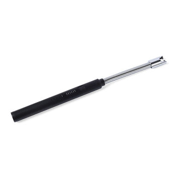 Wiederaufladbares USB - Feuerzeug, Gr&ouml;&szlig;e: 24,2x0,15 cm, Schwarz