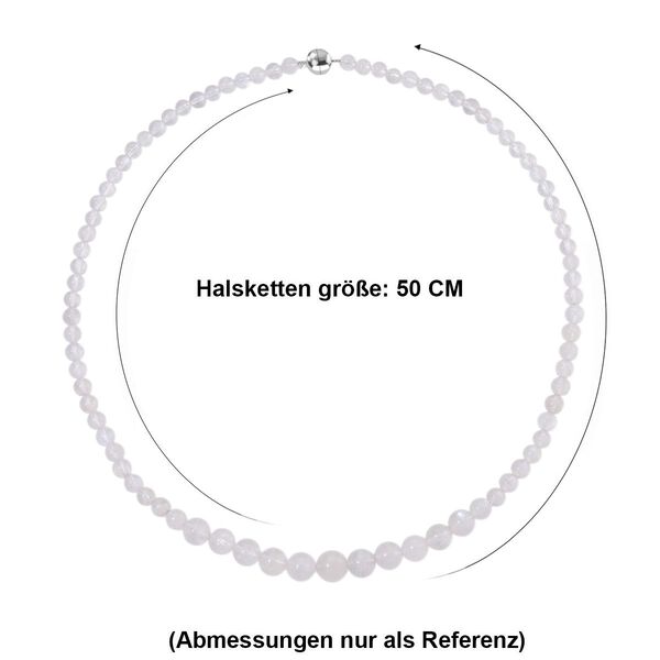 D'Joy AAA Regenbogen Mondstein 50cm Halskette - 140 ct. image number 7