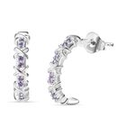 Blauer Zirkonia Ohrringe 925 Silber