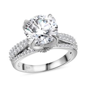 Moissanit Ring - 4,20 ct.