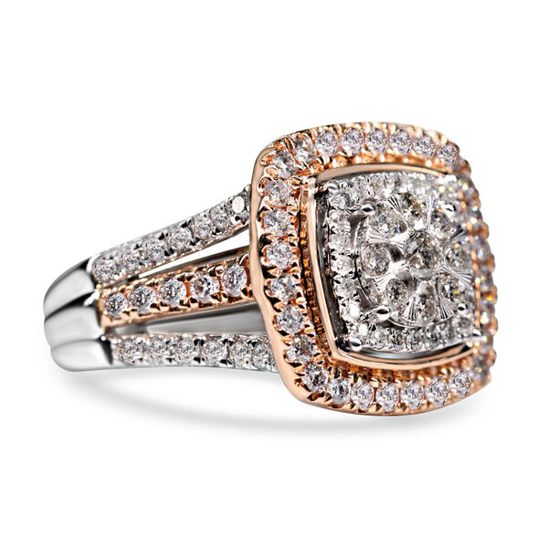 New York Kollektion- P1 GH Diamant Ring in 585 Weiß- und Gelbgold - 1,50 ct. image number 5