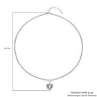 Weißer Zirkonia, Weißer Kristall Halskette ca. 50 cm  ca. 8,00 ct image number 3