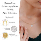 Art-déco Diamant Anhänger mit Kette- 0,50 ct. image number 6