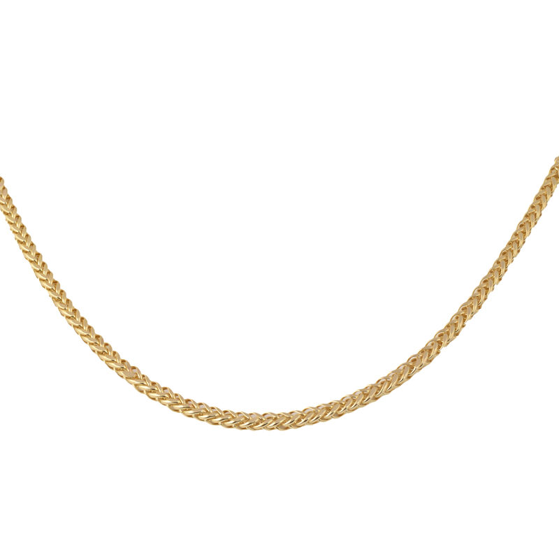 Italienische Spiga-Kette, ca. 50 cm, 375 Gelbgold ca. 6,24g image number 0