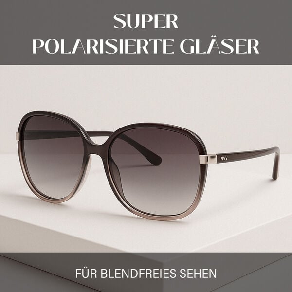 Sole und Luce - Polarisierte Sonnenbrille, Hellbraun image number 1