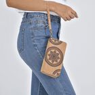 Brieftasche aus Naturkork mit doppelten Fächern und RFID Schutz, 19x10x4 cm, Mandala image number 2
