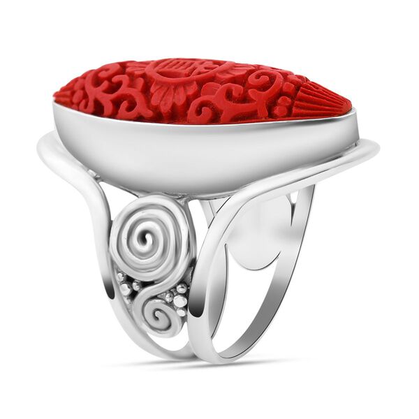 Royal Bali Kollektion - Zinnober Ring - 0,10 ct. image number 3